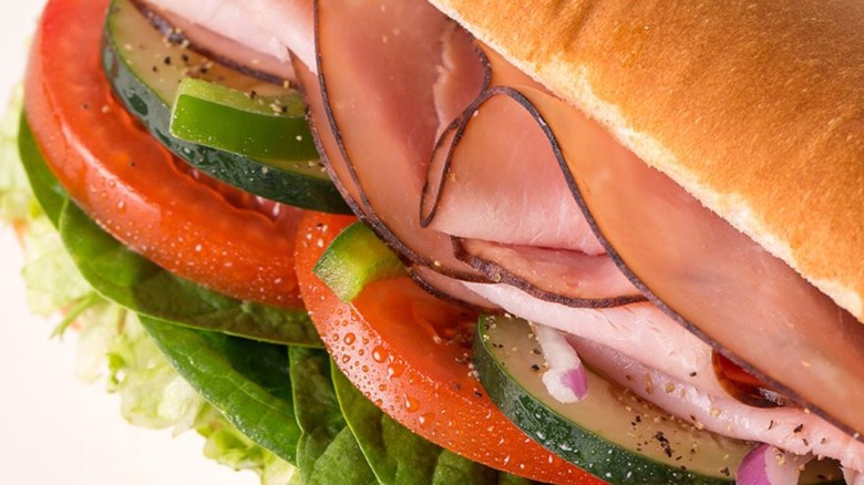 Subway Black Forest Ham sub