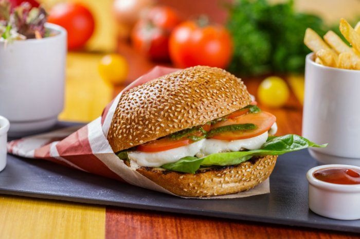 Italian Caprese Burgers