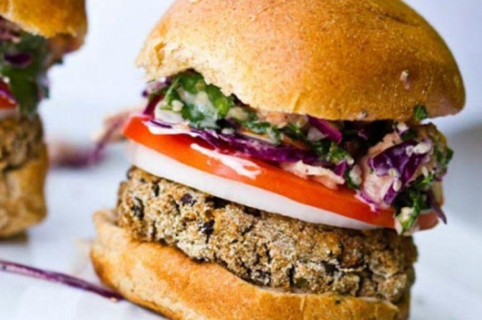  Sweet Potato Black Bean Burger