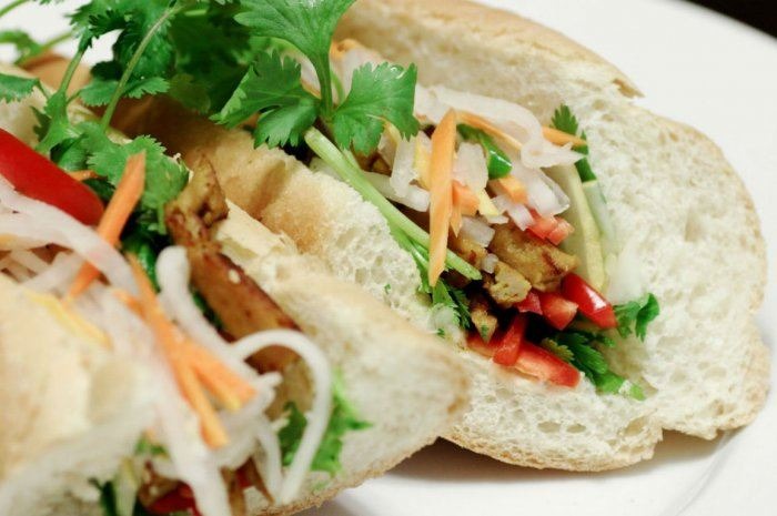 Vietnamese Pork Banh Mi Burger