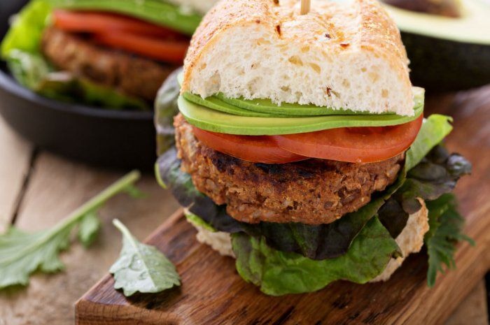 Wild Rice, Mushroom, and Navy Bean Burgers