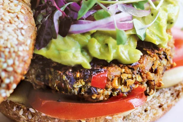 48. Black Bean-Hemp Protein Patty