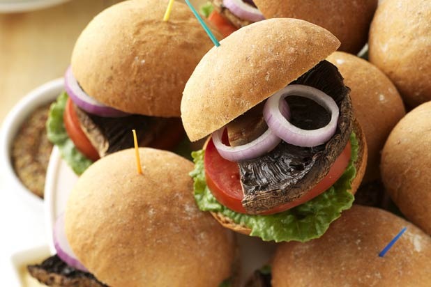 30. Mini Mushroom Burgers