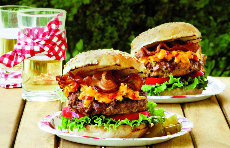 Pimiento Cheese-Bacon Burgers