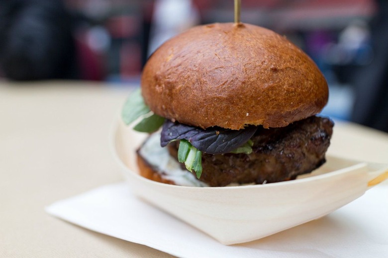 Lamb Burger with Tzatziki