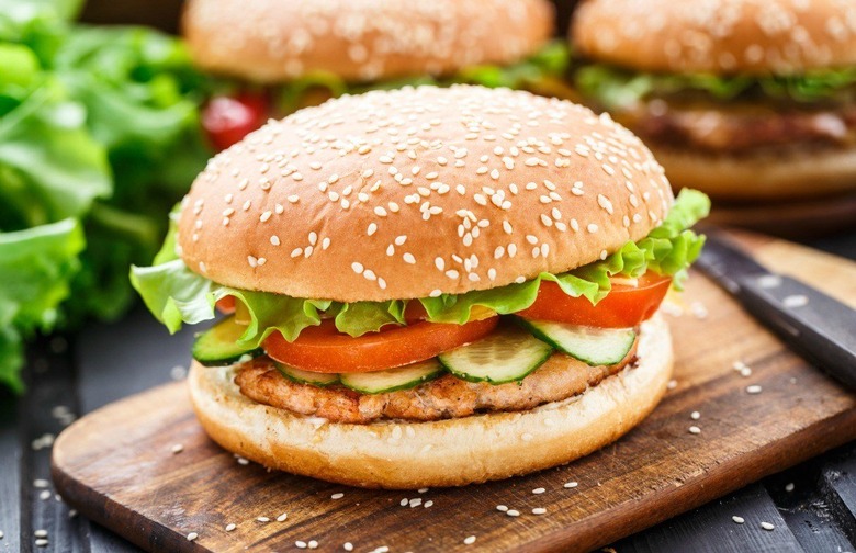 Sesame Salmon Burgers