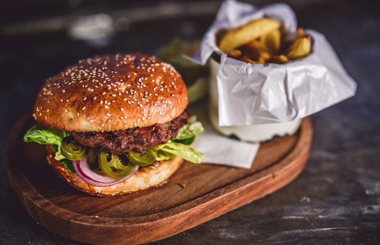 Pickled Jalapeño Burger