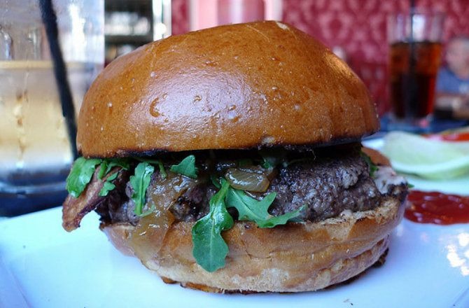 Gorgonzola-Stuffed Burgers