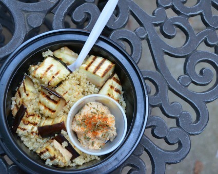 Grilled Eggplant and Quinoa Salad