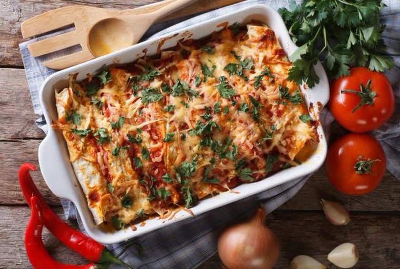 Easy Chicken Enchiladas