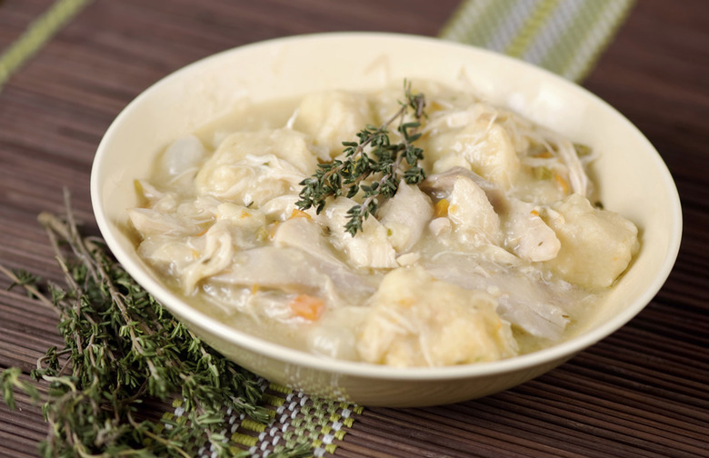 Slow Cooker Chicken and Dumplings