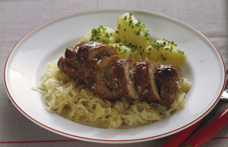 Slow Cooker Pork and Apple Sauerkraut