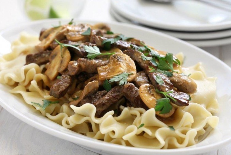 Beef Stroganoff