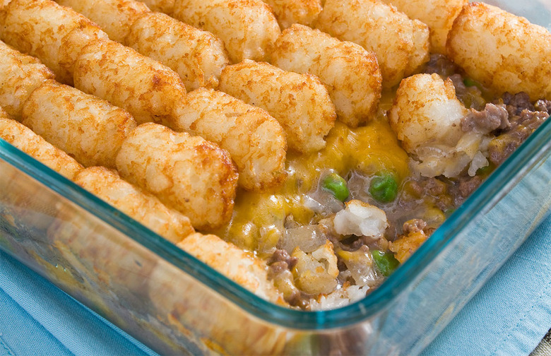 Chili Cheese Tater Tot Casserole