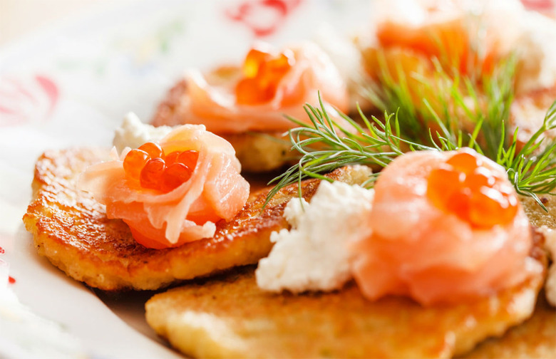 Hearty Irish Potato Cakes With Smoked Salmon