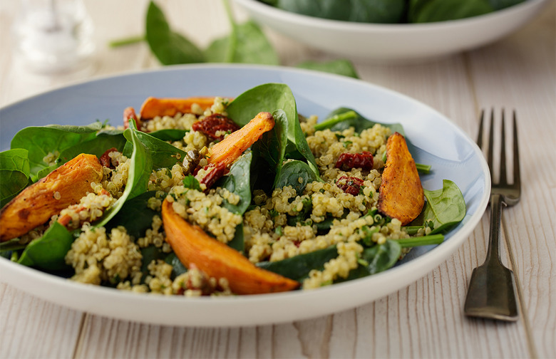 Quinoa With Sweet Potatoes and Kale