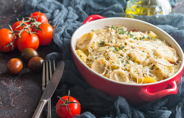 Scalloped Potatoes With Caramelized Onions