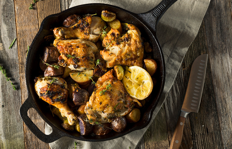 Tarragon Skillet Chicken and Potatoes