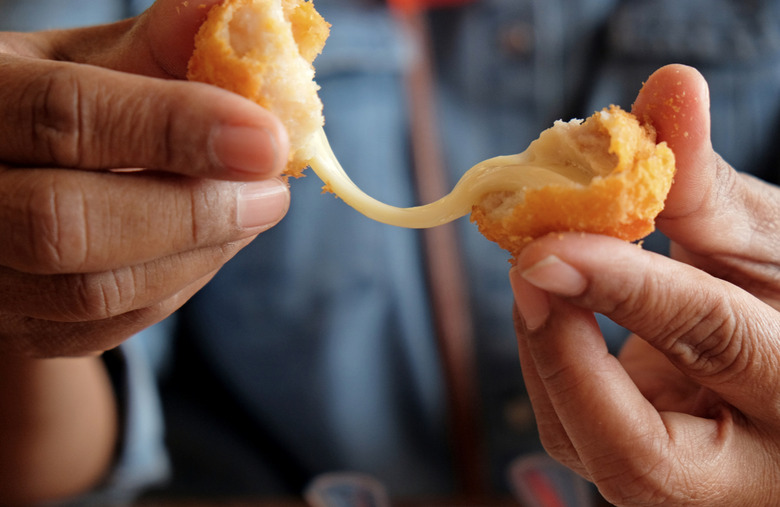 Crispy Cheddar Mashed Potato Puffs