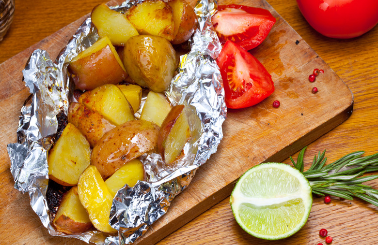 Honey Mustard Foil Packet Potatoes