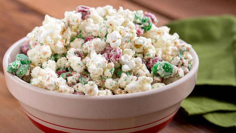 Peppermint Crunch Popcorn