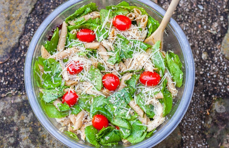 Spinach and Ricotta Farro Pasta Salad