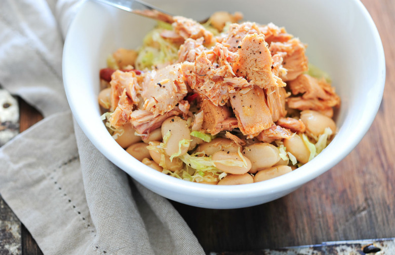 Butter Bean, Tuna, and Celery Salad