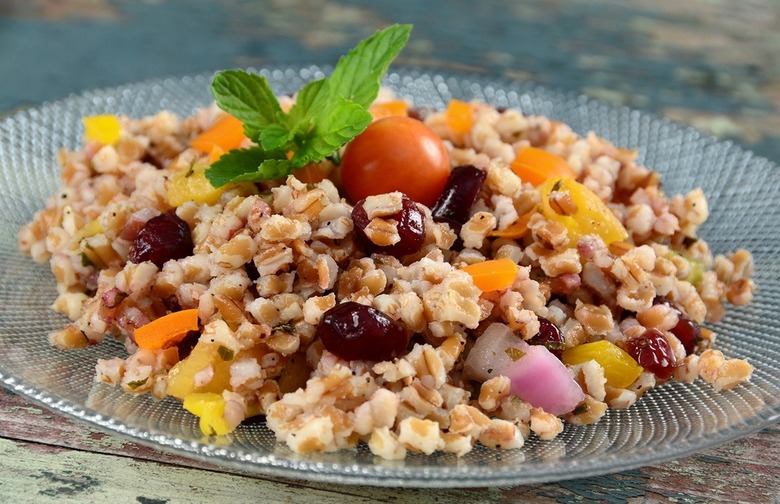 Beet and Wheat Berry Salad