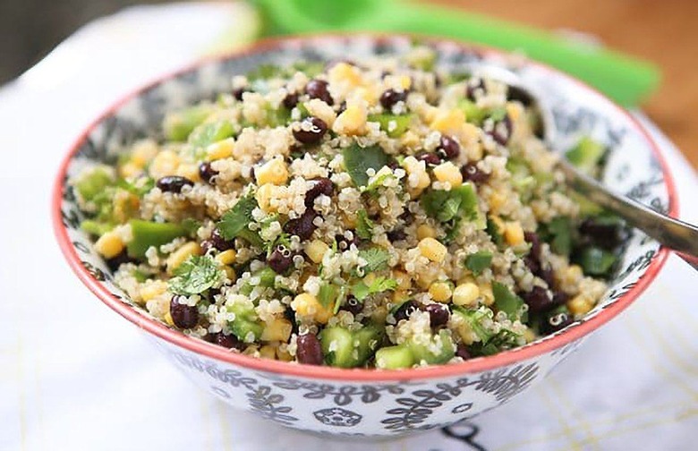 Corn and Black Bean Quinoa Salad