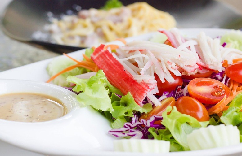 Crabmeat and Heirloom Tomato Salad 