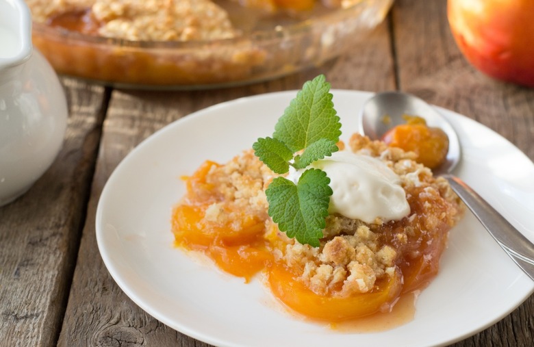 Bourbon Peach Cobbler