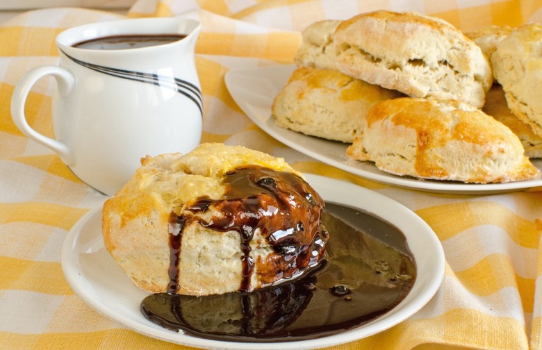 Biscuits and Chocolate Gravy