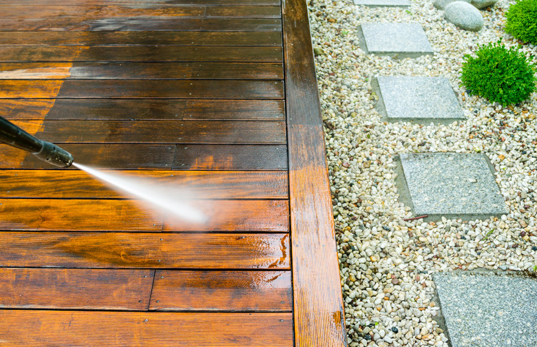 Power-Wash the Deck