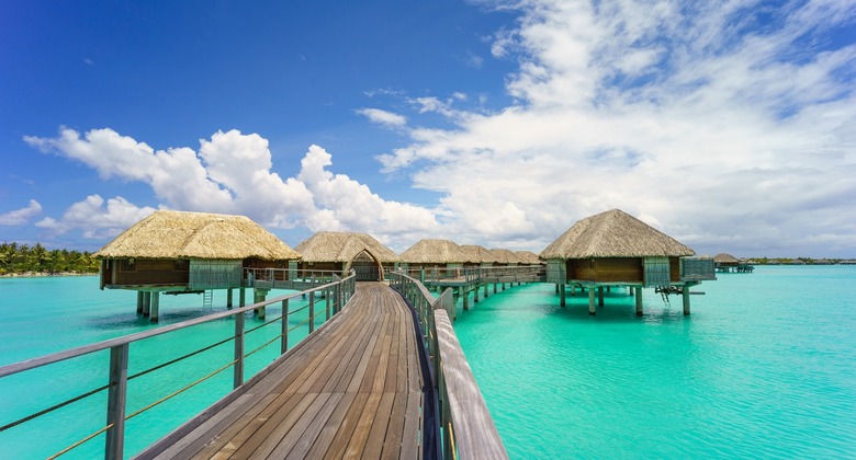 Overwater Bungalows in Bora Bora