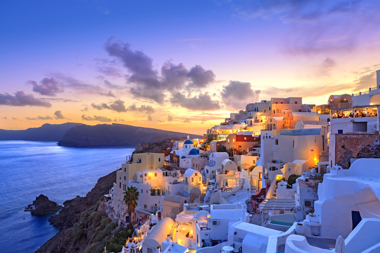 Sunset in Santorini