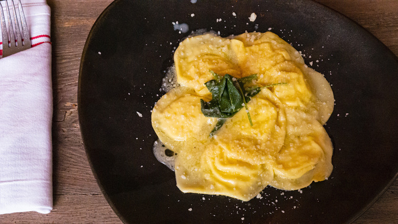 Ricotta Ravioli in a Butter and Sage Sauce