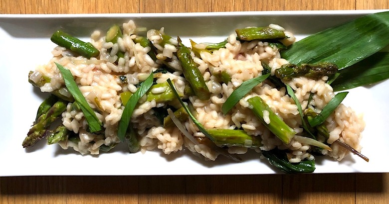 Spring Risotto with Ramps and Asparagus