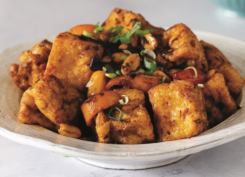 Kung Pao Tofu Puffs