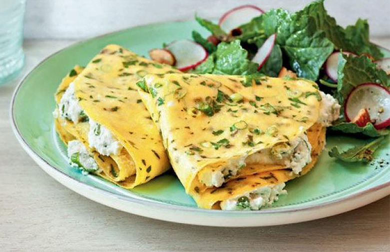 Herbed Egg Crepes