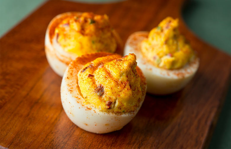 Turmeric Deviled Eggs