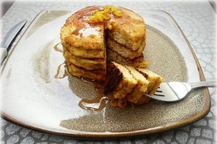 Lemon Poppy Seed Pancakes