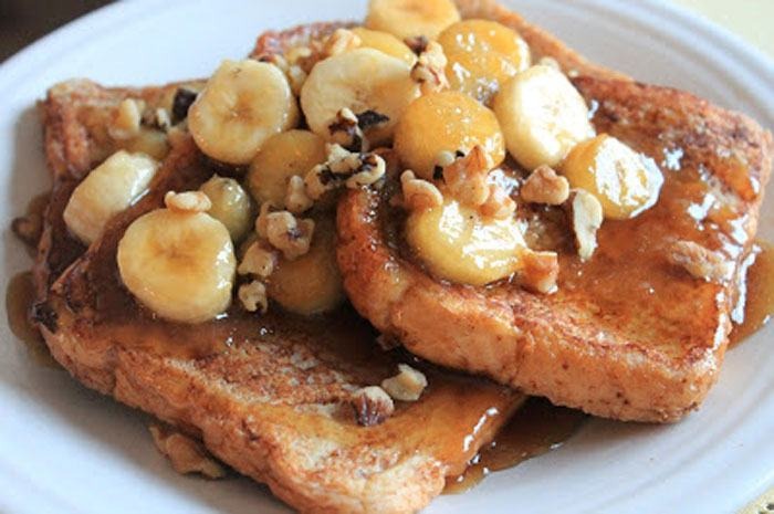 Bananas Foster French Toast