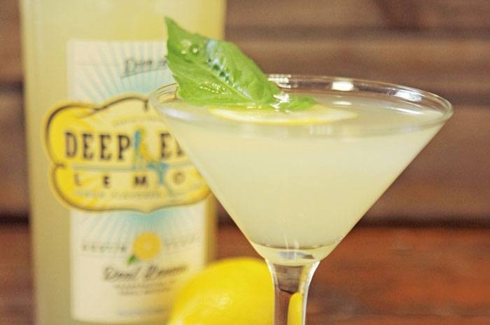 Lemon Basil Martini