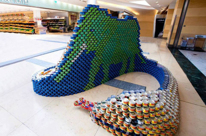 6. Create Art with Cans