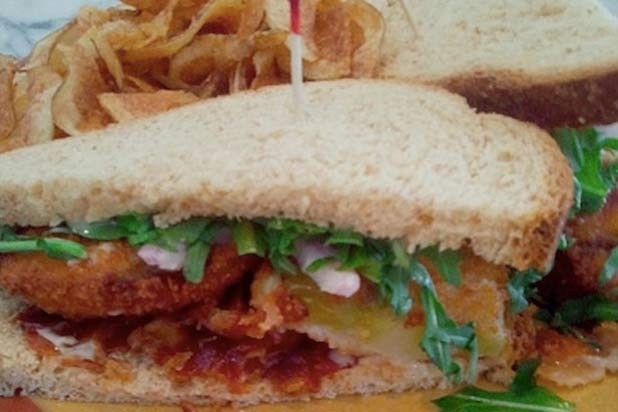 Merchants' Fried Green Tomato Sandwich (Nashville, Tenn.)