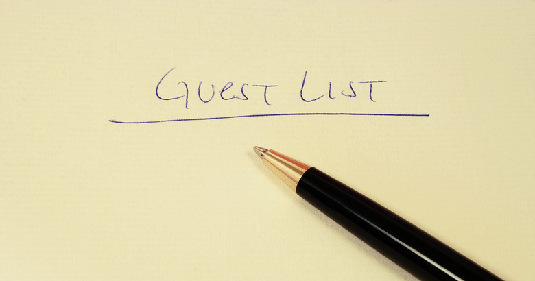 Double-Check Your Guest Count