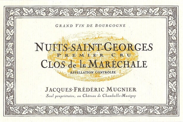 May 12, Mother's Day: 23.	2008 Domaine J.F. Mugnier Nuits-Saint-George Close de la Marachale Premier Cru; Burgundy, France; $85