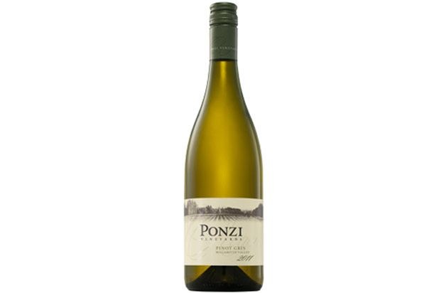 July 15: 2011 Ponzi Pinot Gris; Williamette Valley, Oregon; $36