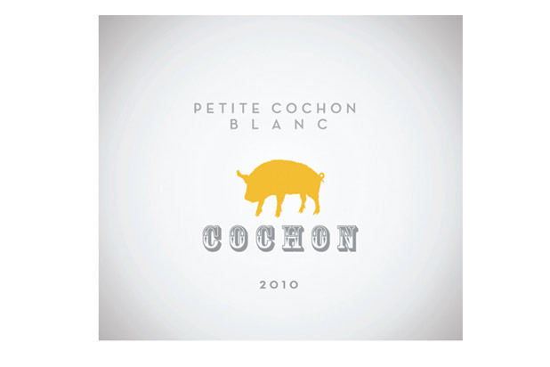 September 15: 2010 Petite Cochon Blanc White Rhone Blend; Napa Valley, California; $21