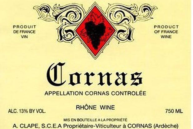 November 10: 2010 Domaine Auguste Clape Cornas; Rhone, France; $146